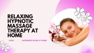 woman experiencing blissful massage.